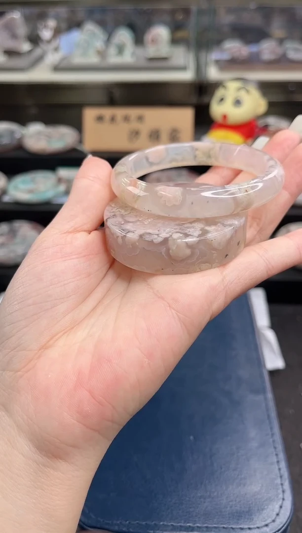 未镶嵌手镯石英质玉57圈口（赠品镯心）S96103