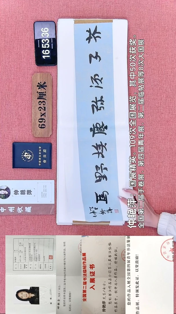 书法215         仲老师书法作品
