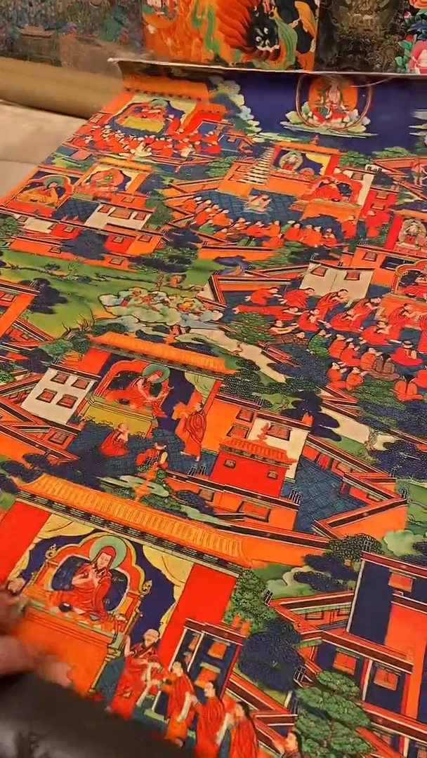 装裱画精美唐卡tk16051