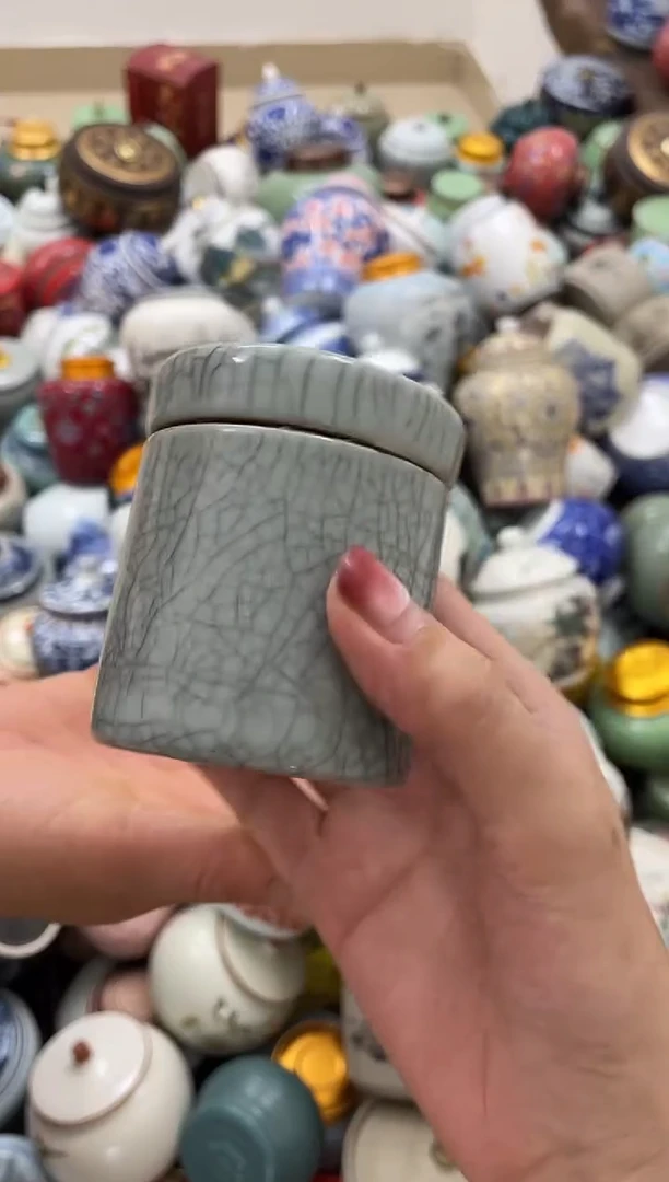 摆件孤品茶叶罐密封罐储物罐直播间临时链接浮力