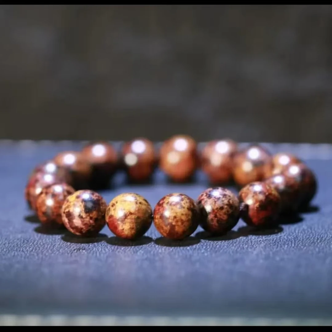 【A72】降真香蛙皮老料1.2cm手串