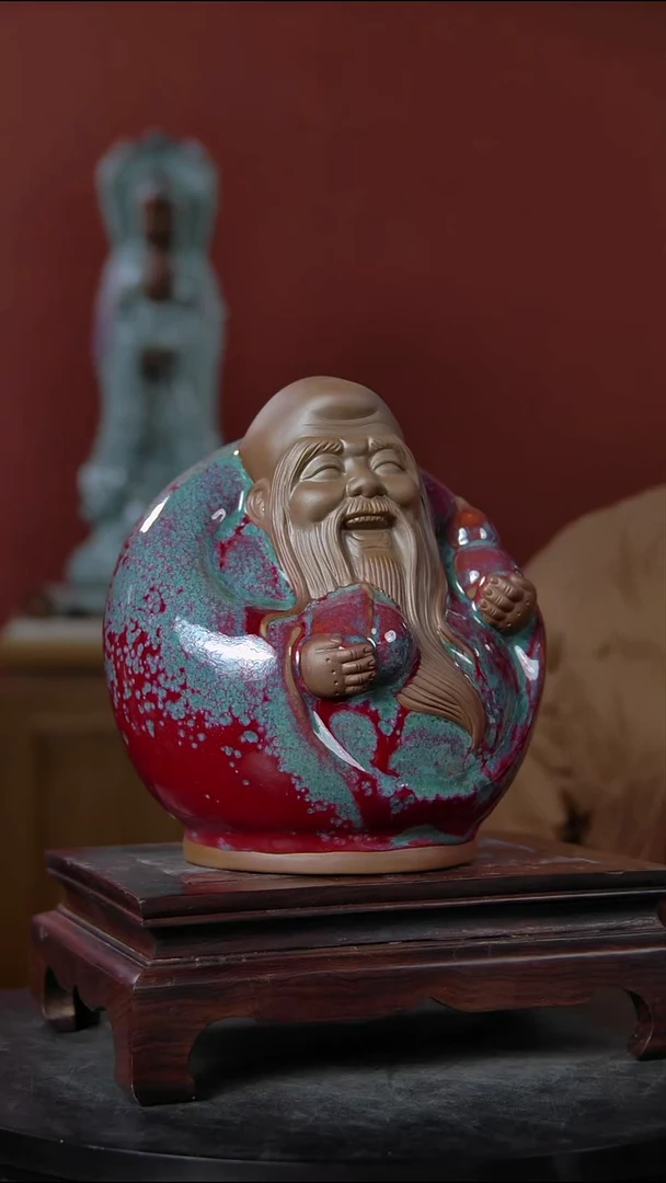 摆件大宋官窑【寿星】福寿安康