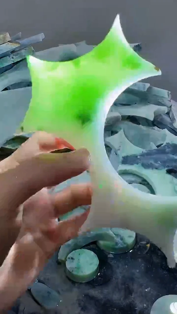 裸石翡翠缅甸翡翠A货文3960
