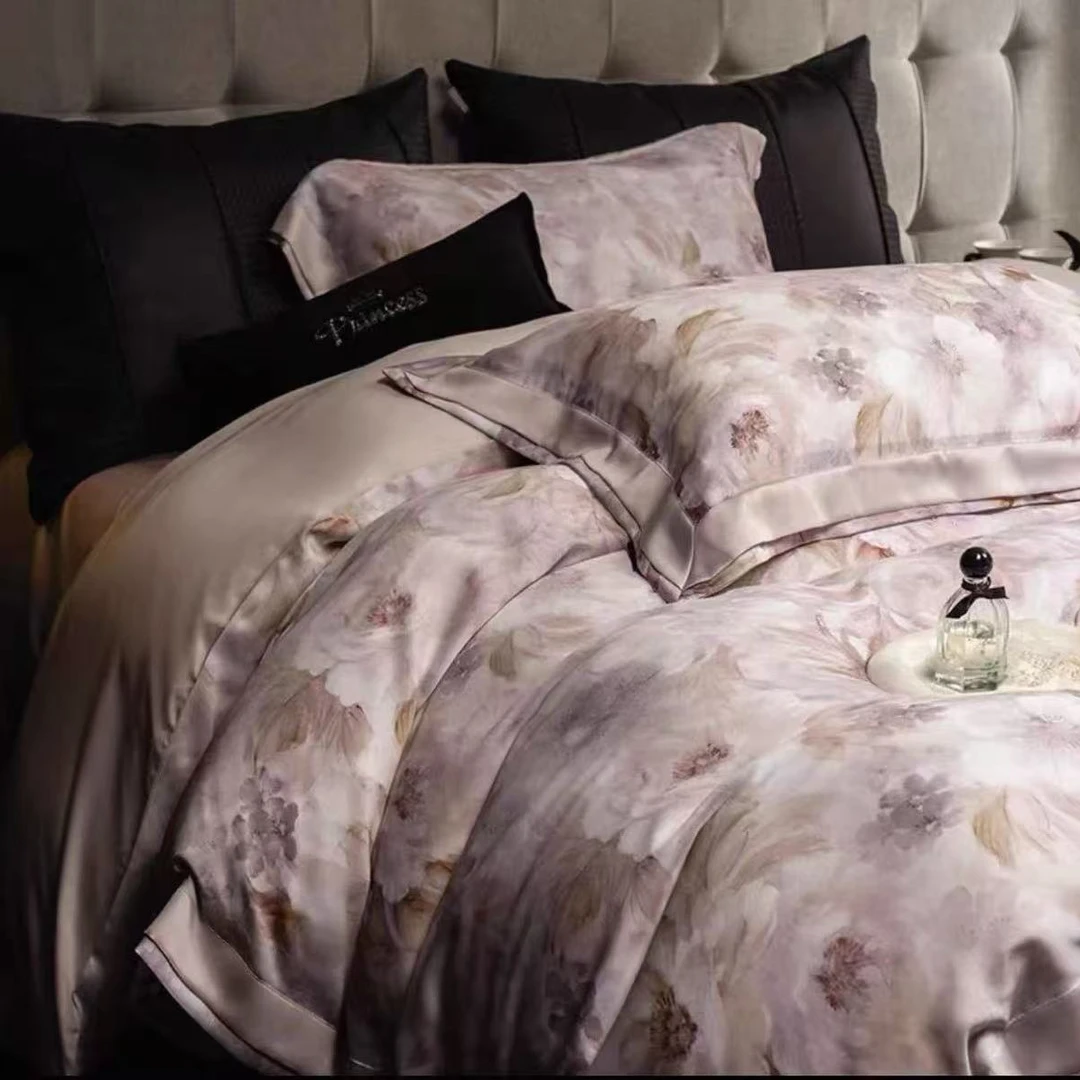 花影之恋 天丝床品四件套