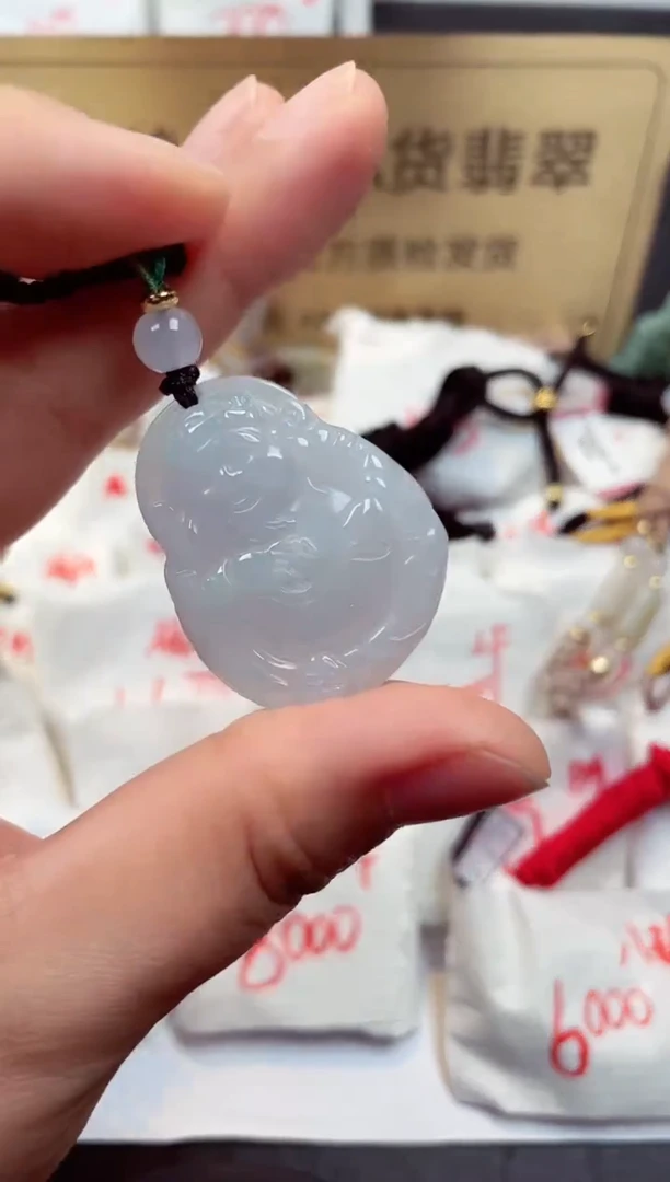 翡翠未镶嵌颈饰天然缅甸翡翠A货