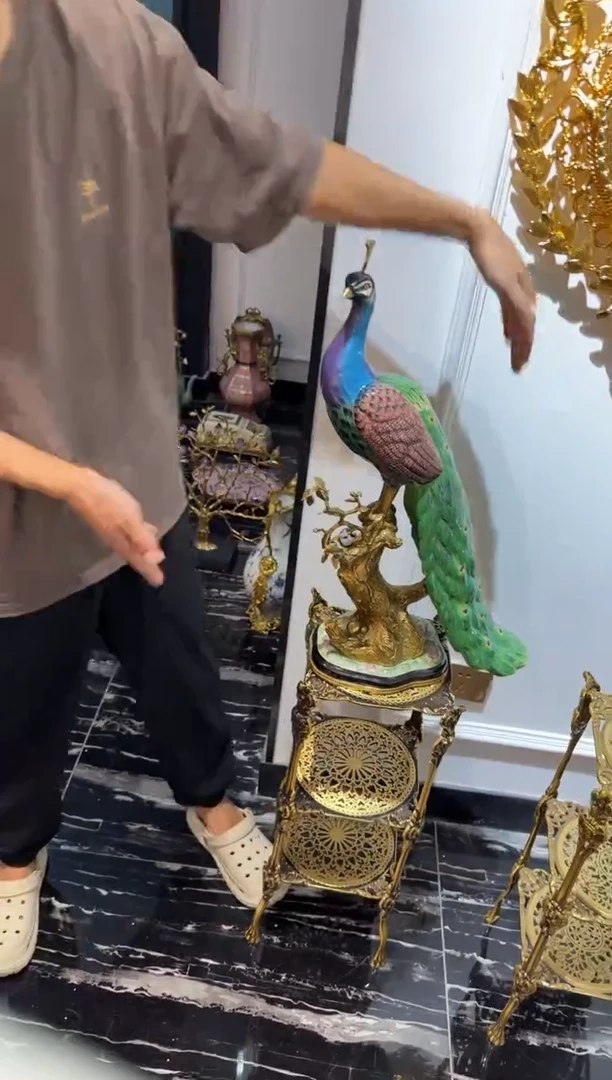 黄铜百* 黛姿家居装饰品摆件