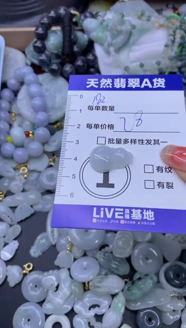 颈饰未镶嵌翡翠天然翡翠A货批量多样性发一件