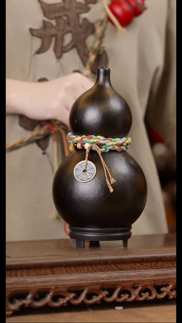 191号精品天然大漆酒葫芦一物一拍~