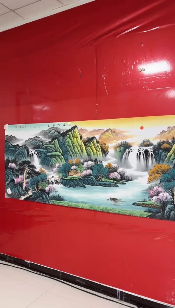 国画陈丽娟-八尺-山水