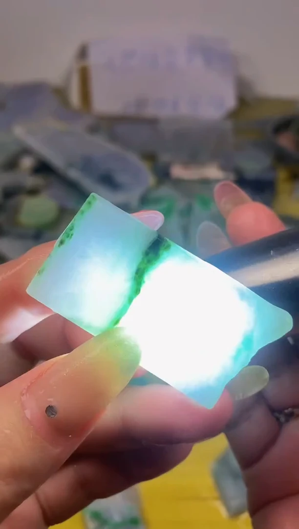 散珠翡翠天然缅甸翡翠A货287