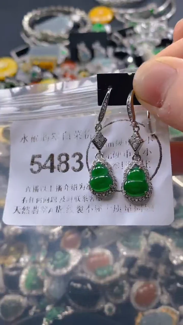 翡翠未镶嵌吊坠(不含链)5483