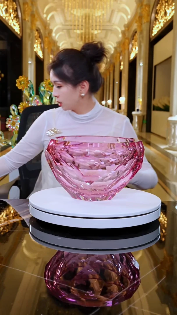 摆件YB00427琉璃艺术果碗