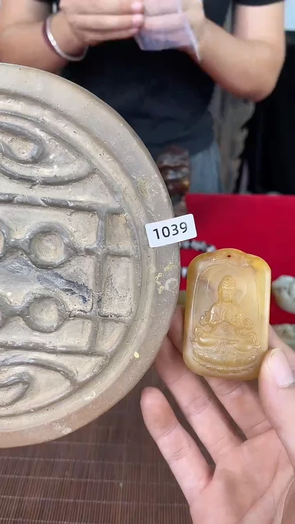 瓷片手工，手绘，陶瓷1039