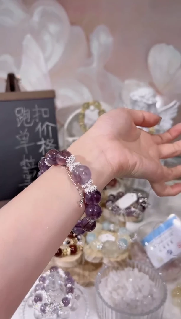 【闪购商品】水晶手链未镶嵌天然水晶默认微瑕 多样性发货发其一