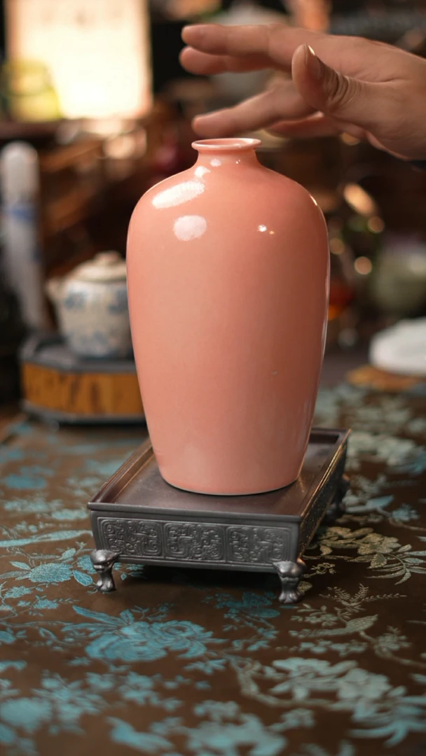 【闪购商品】天野漫粉梅瓶花瓶