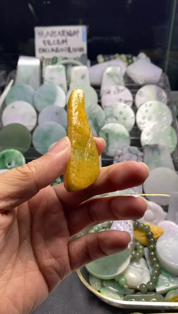 裸石翡翠翡翠A货36