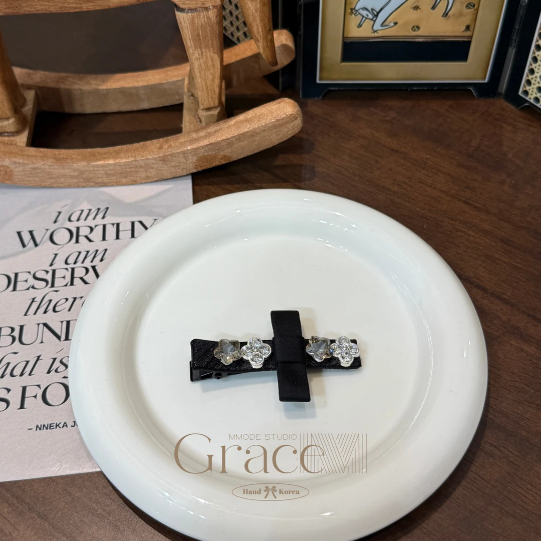 「珍妮丝」韩国25刘海夹侧边夹顶夹鸭嘴夹