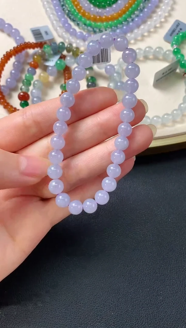 未镶嵌手串翡翠E237|2800