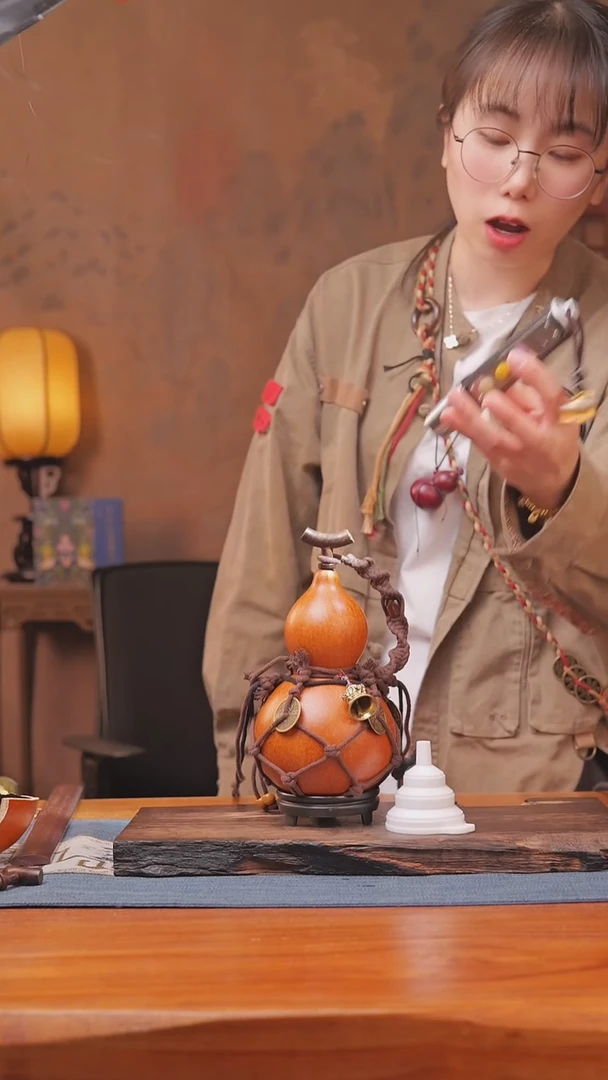 1649号链接精品大漆葫芦现货现发[一物一拍]