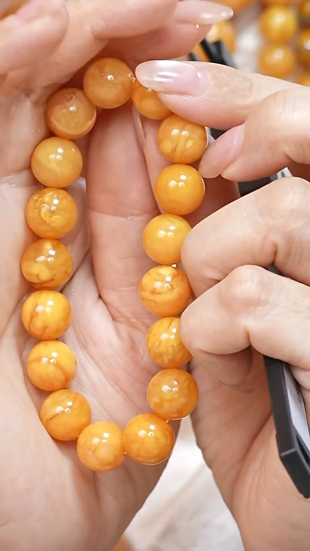 蜜蜡颈饰未镶嵌5429天然蜜蜡珠宝奇石云端妖孽石膏蜡全部保真