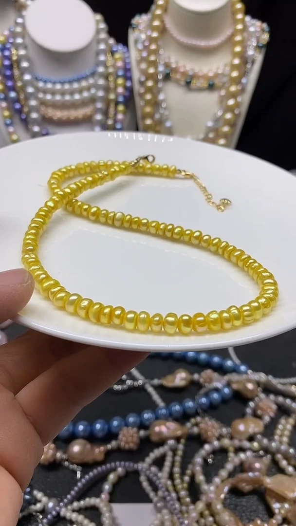 颈饰未镶嵌淡水珍珠多人