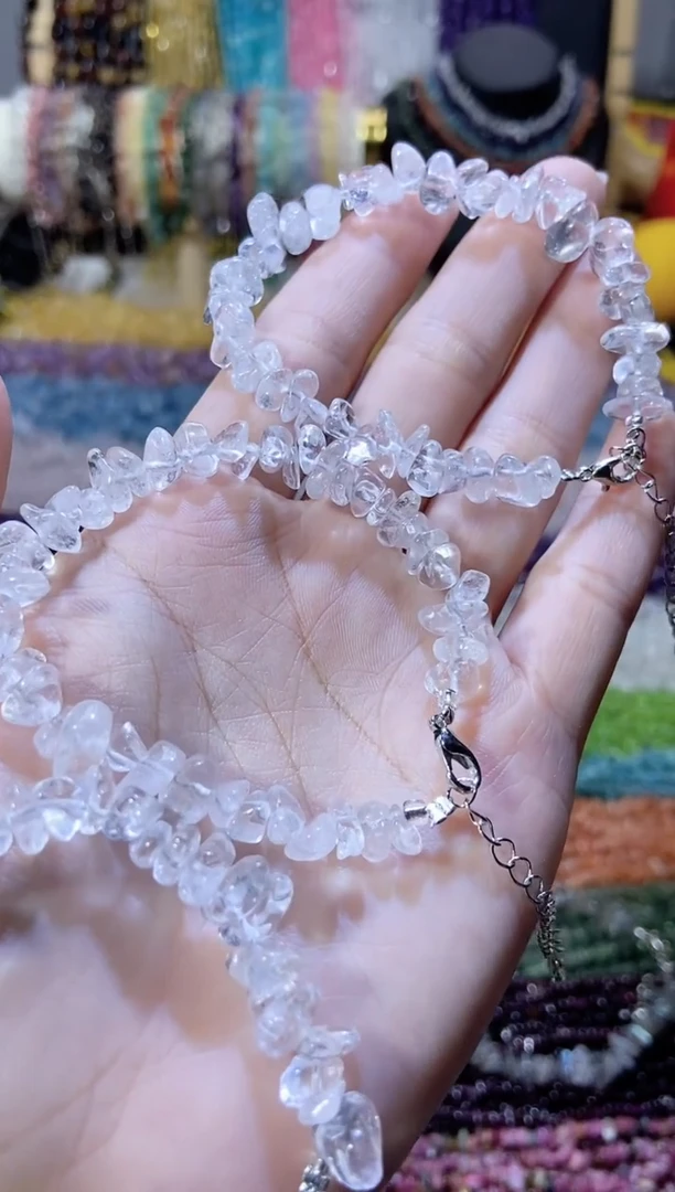 未镶嵌珠宝半成品水晶白水晶手链