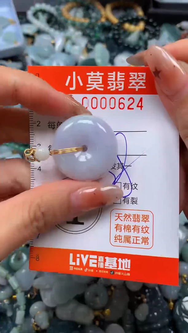翡翠未镶嵌颈饰闪购00624