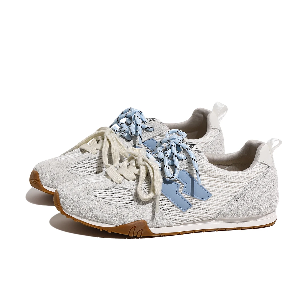 shougu/首谷夏季透气网面德训鞋女2025新款今年流行显脚小运动鞋