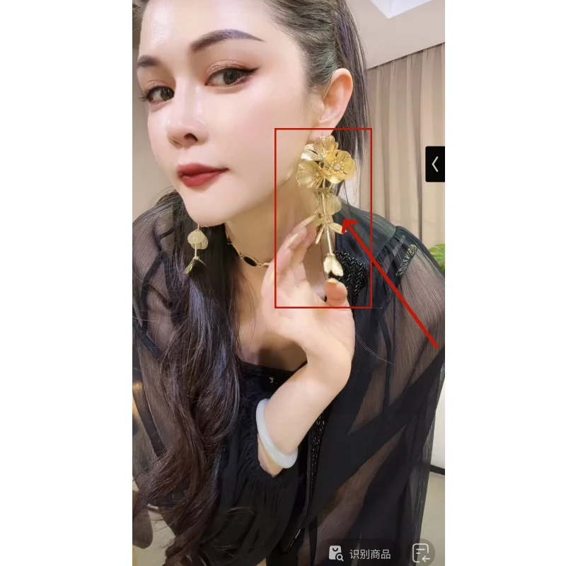 合金耳饰 【YING FASHION】时尚百搭花朵耳环 8020380