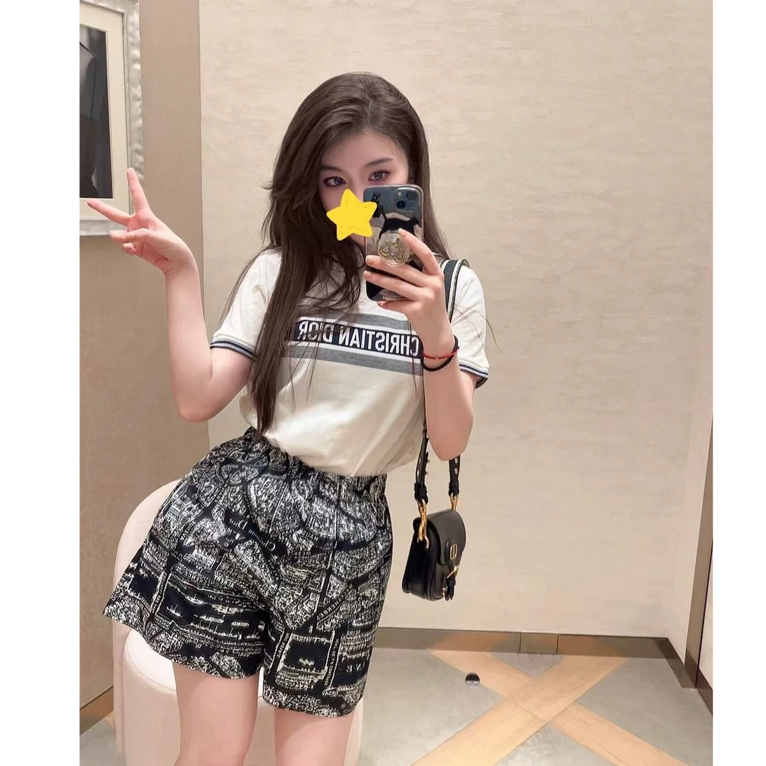 未使用 DIOR/迪奥 双双臻选/yy00536/Dior短袖/L