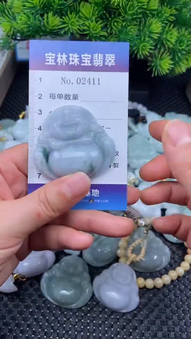 颈饰未镶嵌翡翠天然缅甸翡翠2411