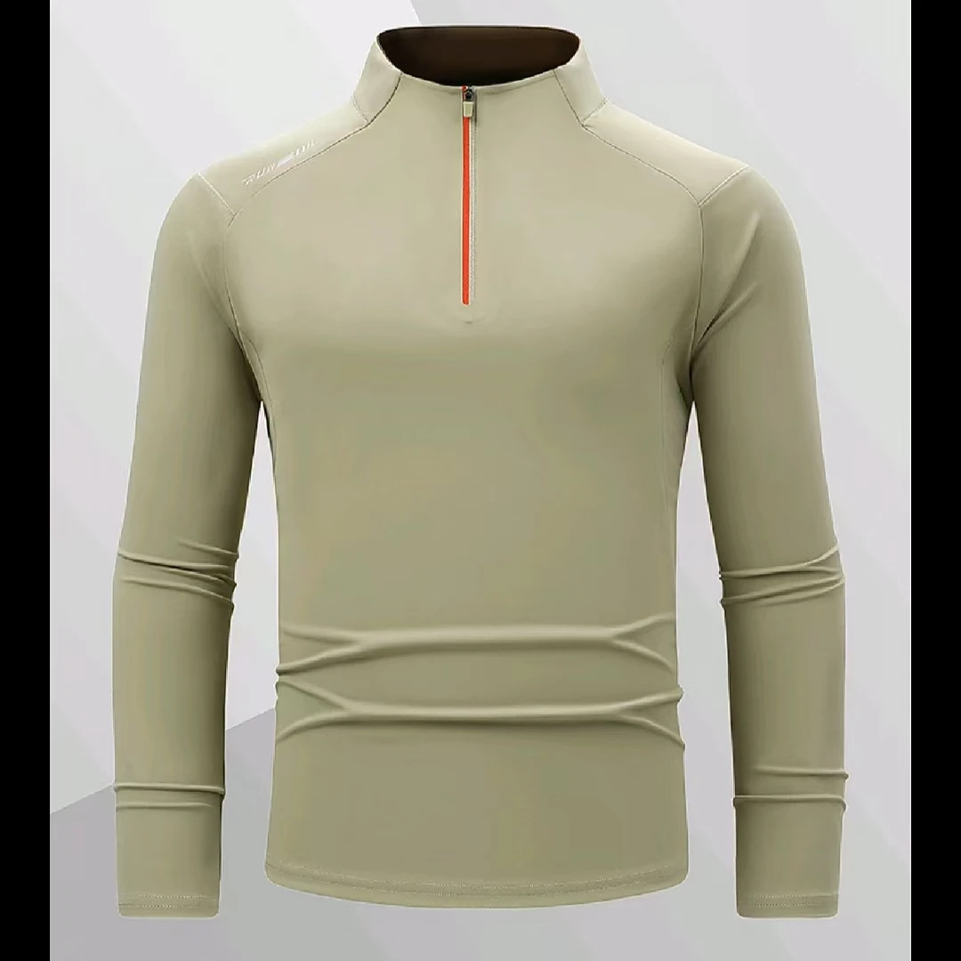 【高品推荐】新款半拉链长袖针织户外通勤卫衣2608