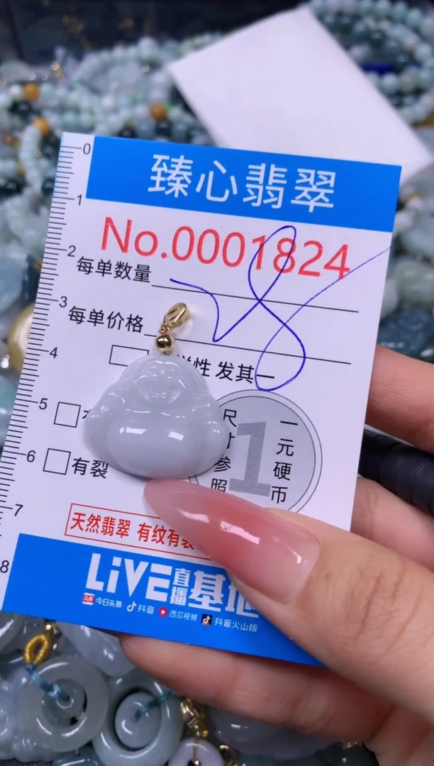 【闪购商品】翡翠颈饰未镶嵌含绳0001824