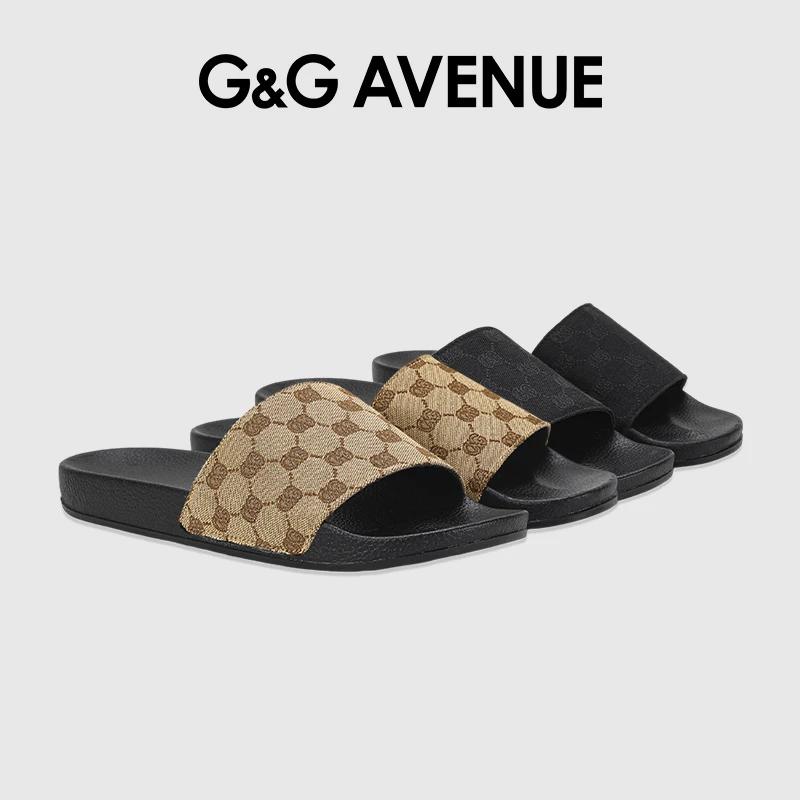 法国G&G AVENUE轻奢潮牌夏季户外室内经典一字拖鞋-GXZ251201