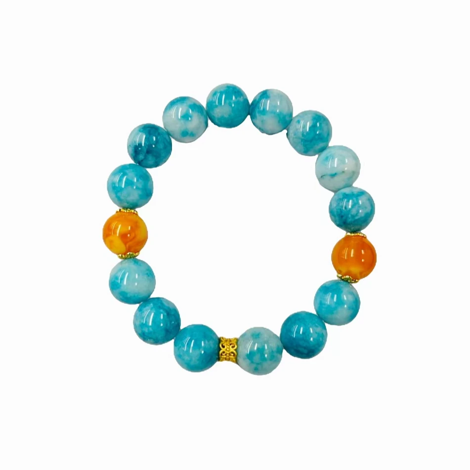 糖果海纹石手串C02-74赠礼盒(多样性发)