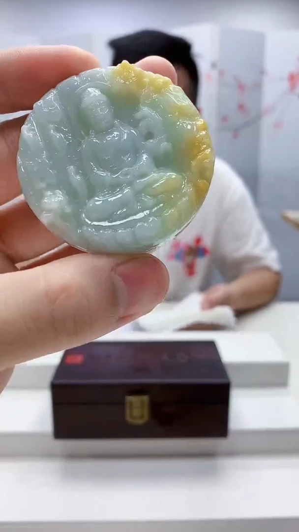 定制翡翠未镶嵌4812bb-毛货挂件23