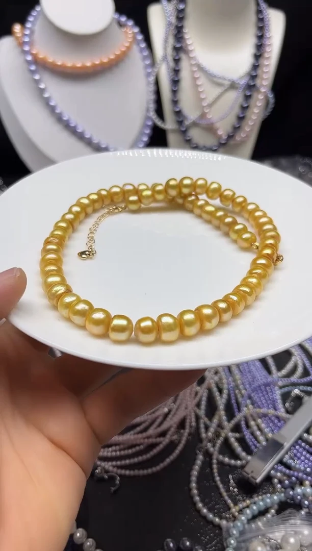 淡水珍珠未镶嵌颈饰多人