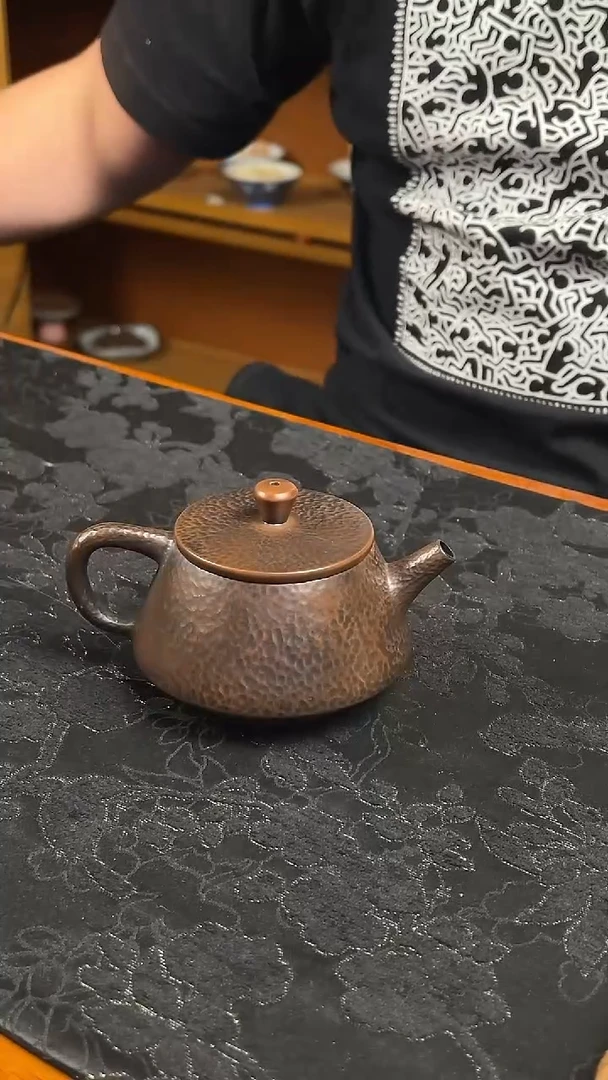 【建水紫陶】锤纹  球孔 150cc 8号