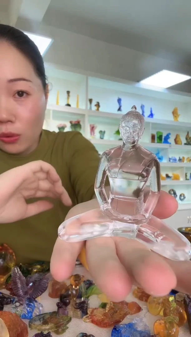 手工艺品琉璃8*8佛像