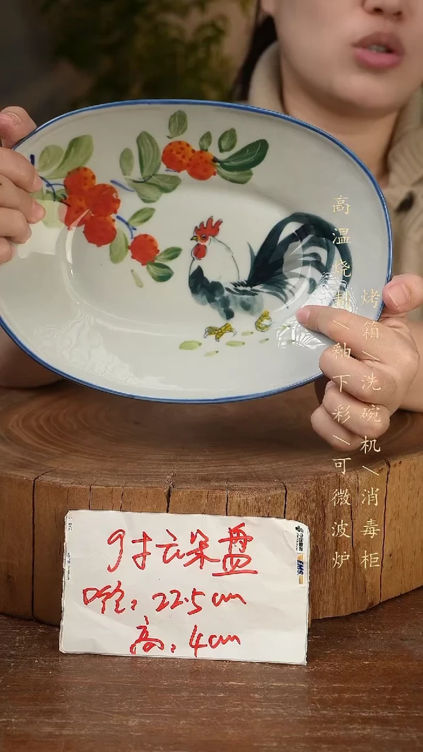 碗瓷景德镇手工手绘高温瓷釉下彩