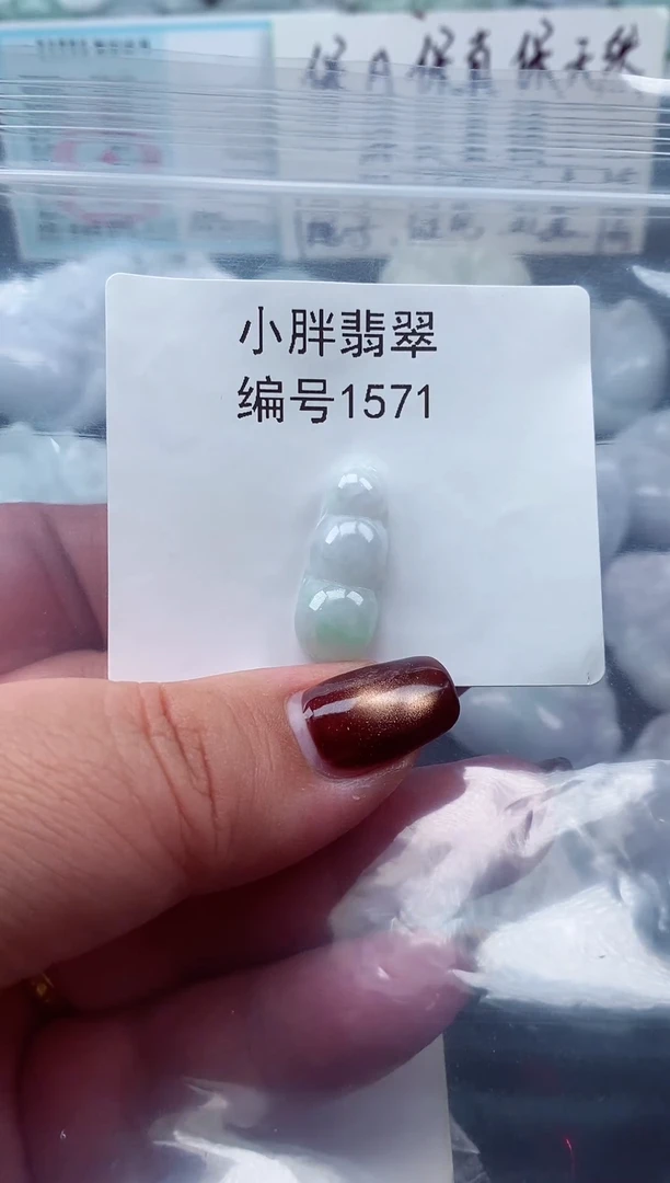 颈饰未镶嵌翡翠缅甸天然A货翡翠1571