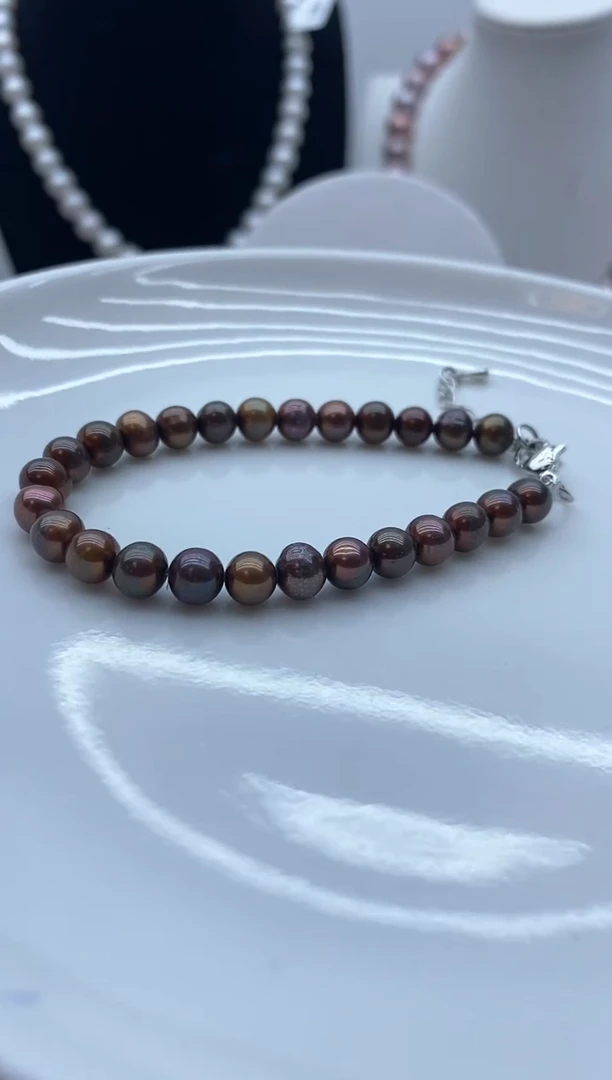 【闪购商品】淡水珍珠颈饰钛钢88