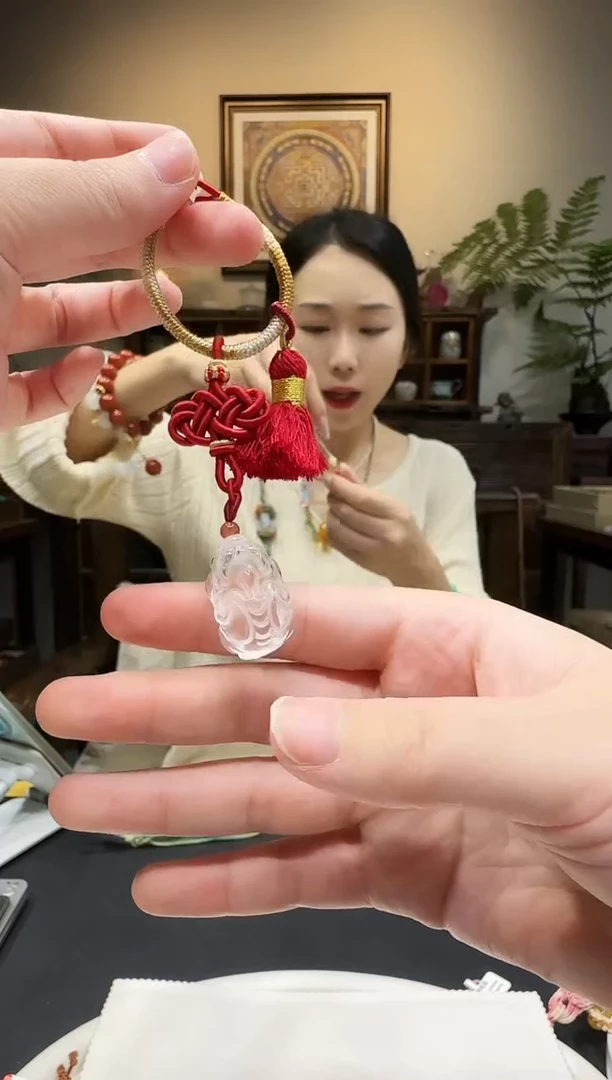 颈饰未镶嵌水晶挂件