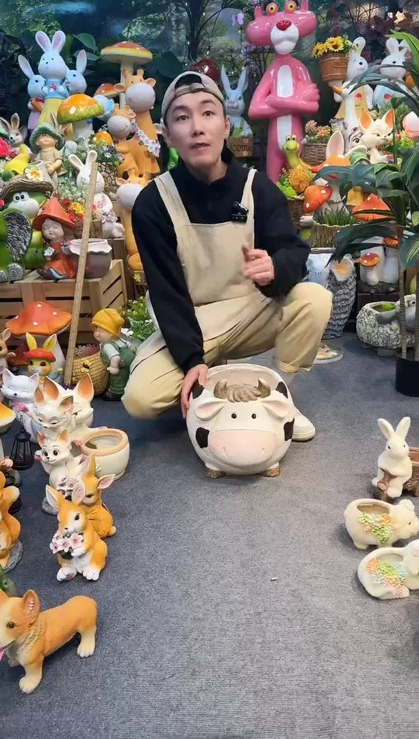 户外花园庭院花盆&00&