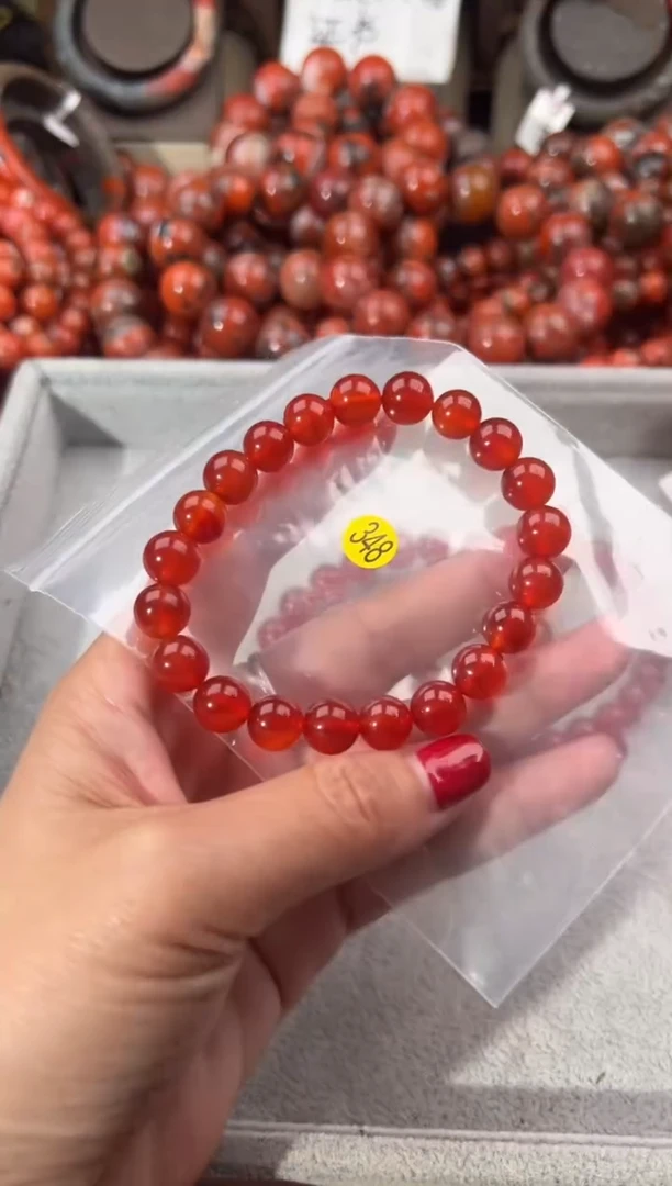 未镶嵌手串南红玛瑙9+