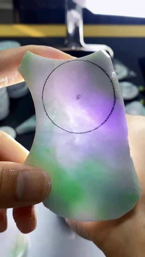 裸石翡翠缅甸天然A货10