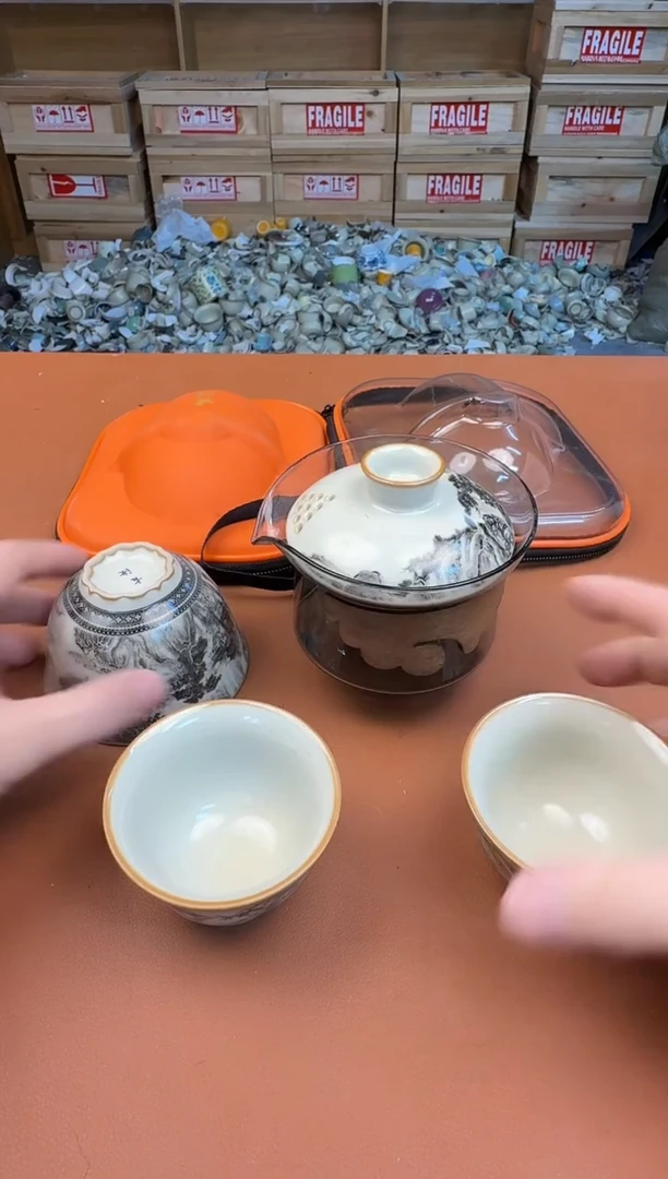 旅行有些茶具有瑕疵介意勿拍，直播样品清活都是孤品亏本卖