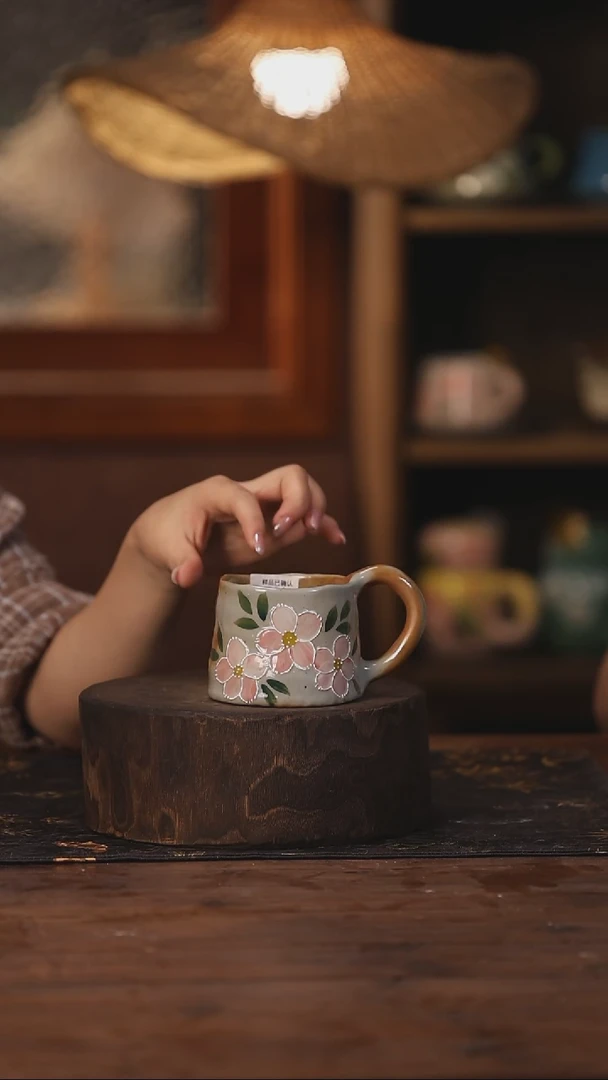 陶瓷景德镇高温釉下手绘陶瓷064