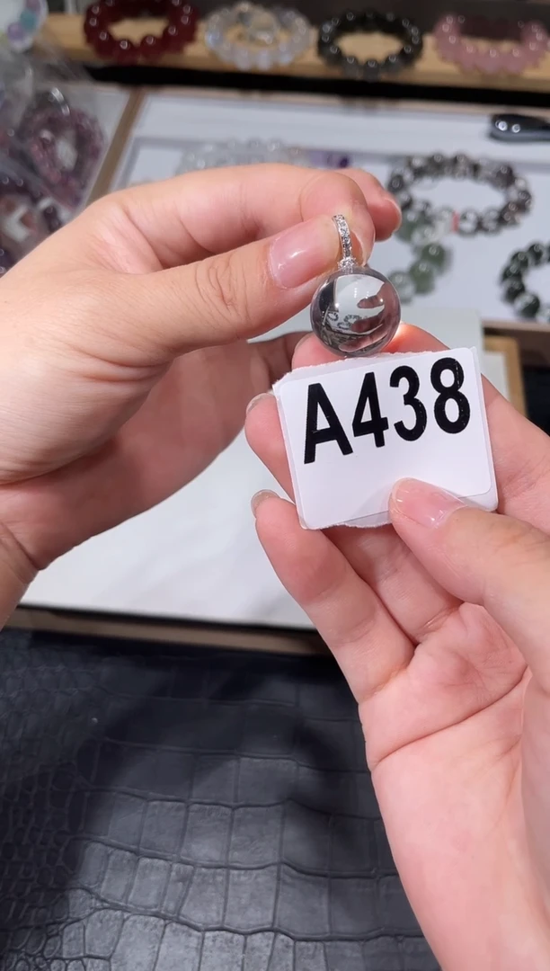 水晶手链未镶嵌A438白水晶吊坠多样性发一