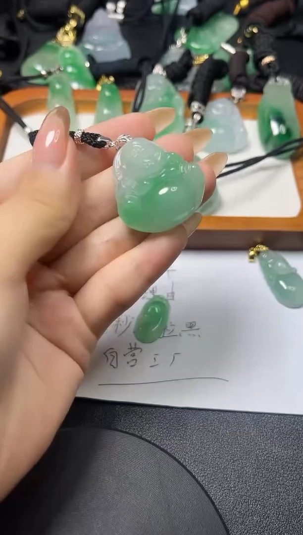 颈饰未镶嵌翡翠所见即所得   一图一物
